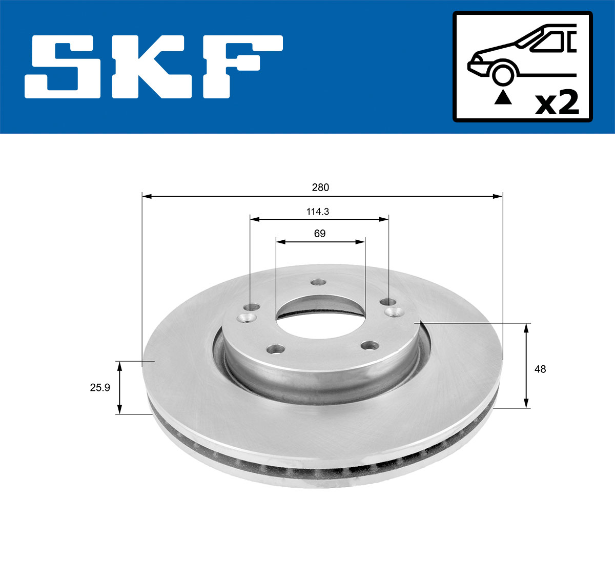 SKF VKBD 80029 V2 спирачен...